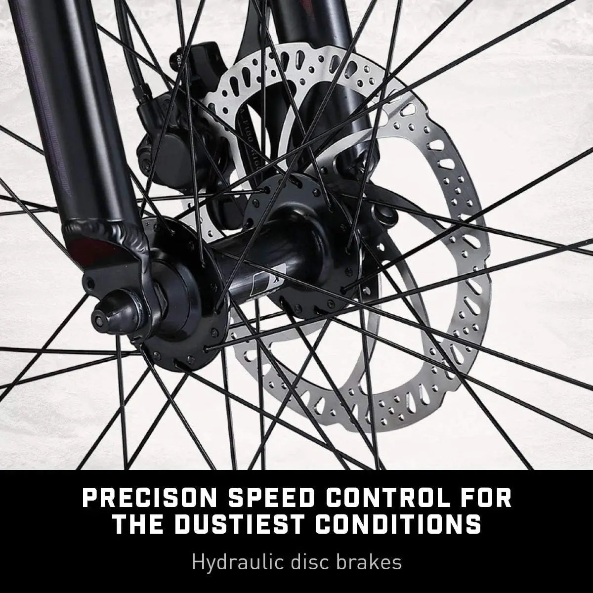 Fat-Tire Mountain Bike, 26-Inch Hydraulic Disc Brakes