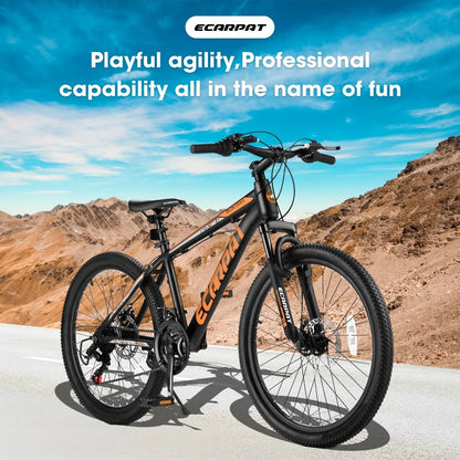 Bike 24-Inch Mountain Bicycle for Adults 21-Speed