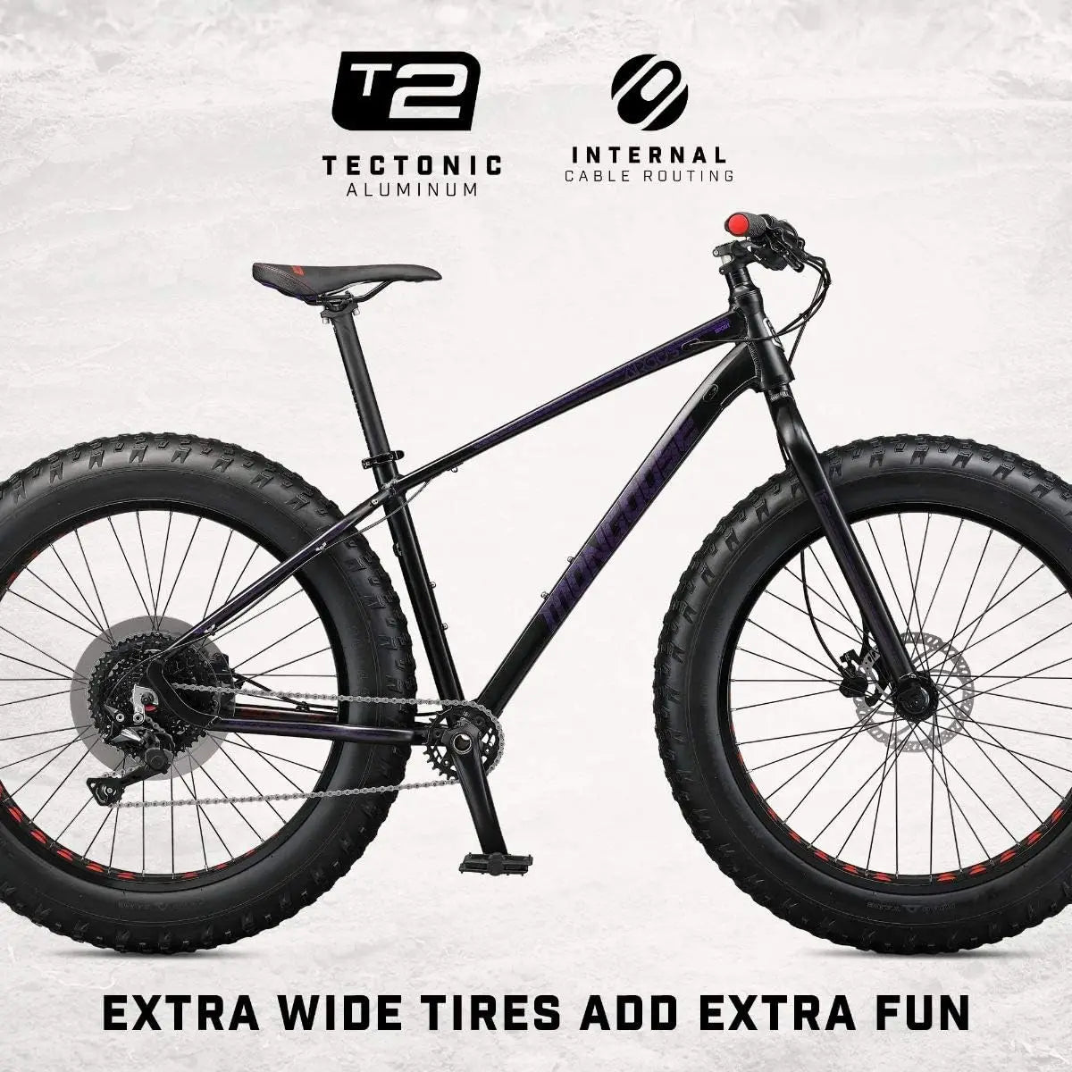 Fat-Tire Mountain Bike, 26-Inch  Hydraulic Disc Brakes