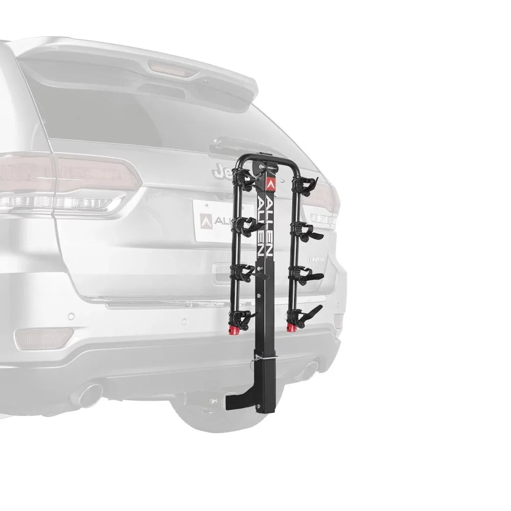 Deluxe 4-Bicycle Hitch Mounted Rack Carrier