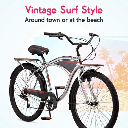 Adult Beach Cruiser Bike, 20-26-Inch Wheel Options