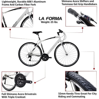 Bike Lightweight Comfortable Hybrid Bikes Road Cycling
