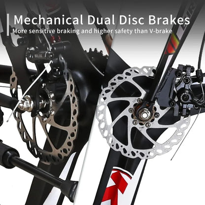 Road-Bike 21-Speed Disc-Brake 700C Wheels Adult Cycling