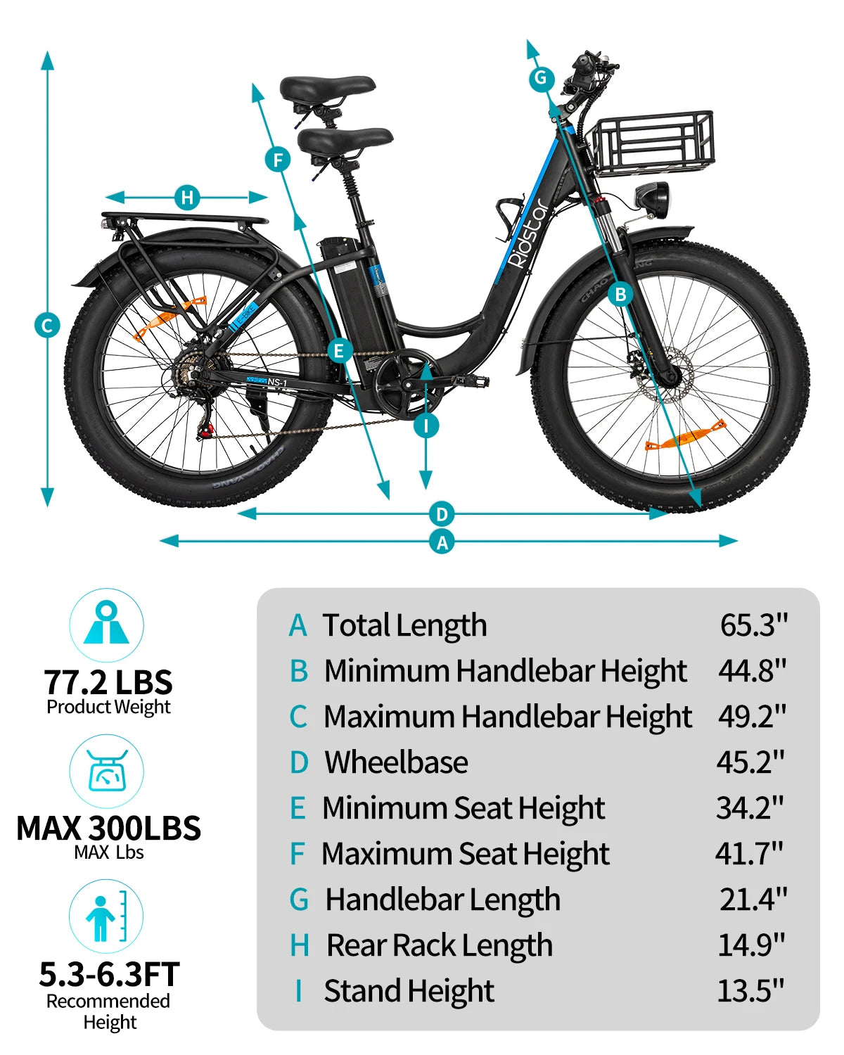 Electric Bicycle 48V-1500W-20AH 26-Inch-Fat-Tires Men Mountain Snow