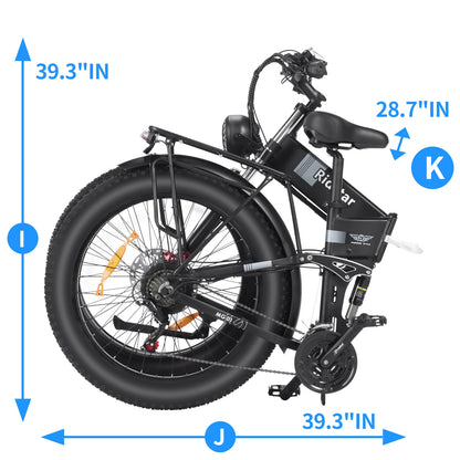 Electric Bicycle 1500W 37MPH Ebike 48V20AH960Wh Battery