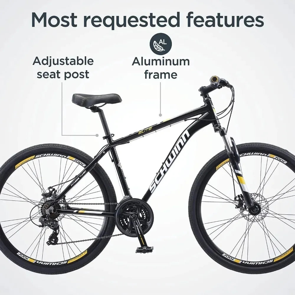 Hybrid Bike Dual Sport Bicycle, 700c Wheels
