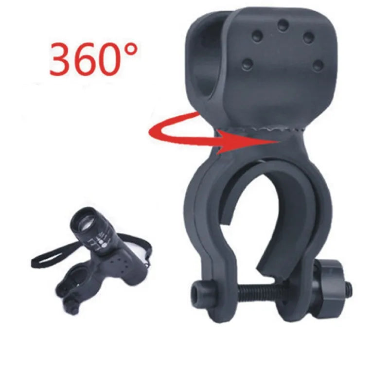 LED bicycle lights Clip Clamp Universal 360 Swivel