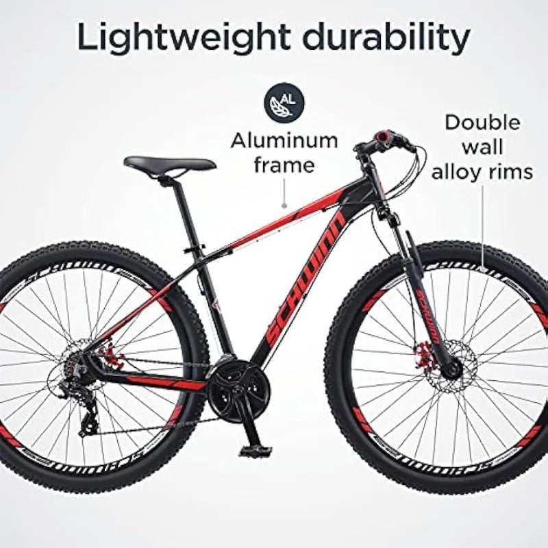 Bike Front-Suspension 24-Speed, 29-Inch 17-Inch Aluminum Frame